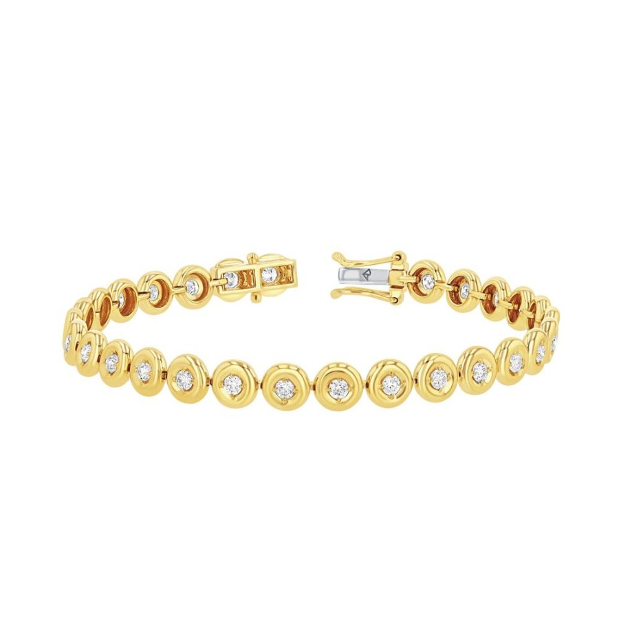 Jewelry Carbon & Hyde | Orb Tennis Bracelet - Yellow Gold