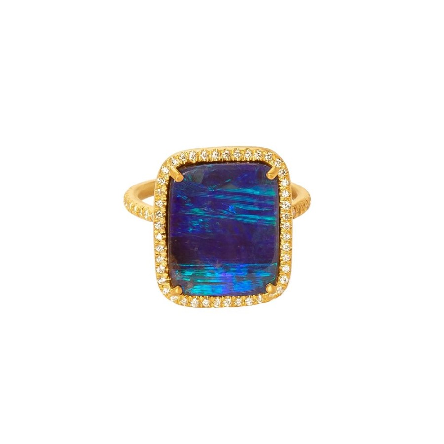 Jewelry Loriann Stevenson | Opal Rectangle Ring