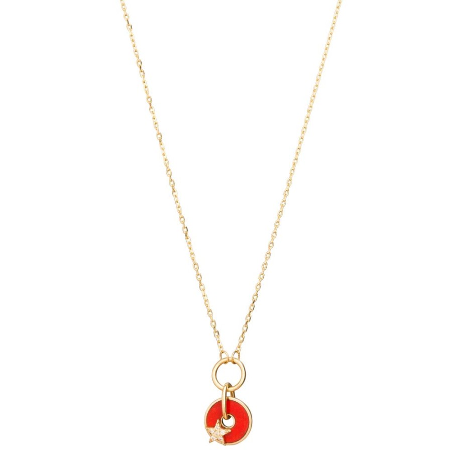 Jewelry Foundrae | Red Star Drop Disk