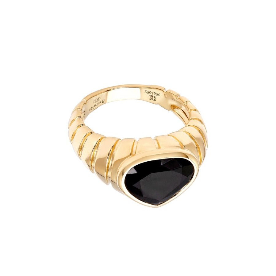 Jewelry Marina B | Timo Ring - Black Spinel