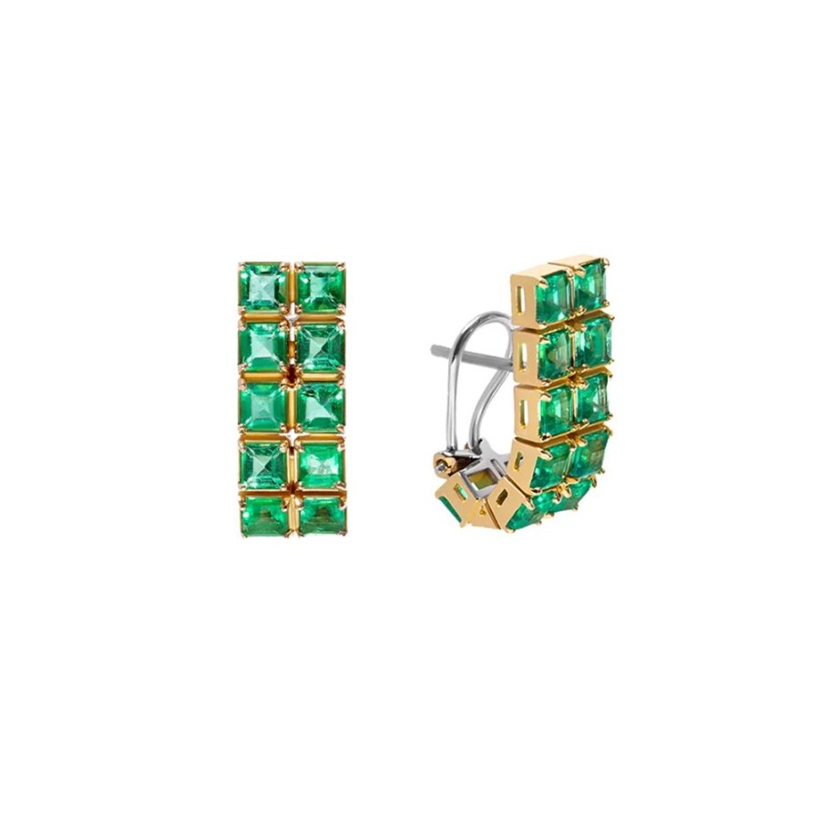 Jewelry Prasi | Santos Dumont Emerald Earrings