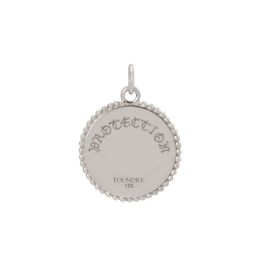 Jewelry Foundrae | Protection Medallion - White Gold