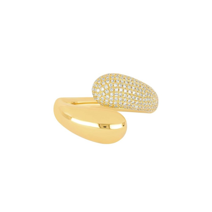 Jewelry EF Collection | Jumbo Double Dome Ring - Yellow Gold