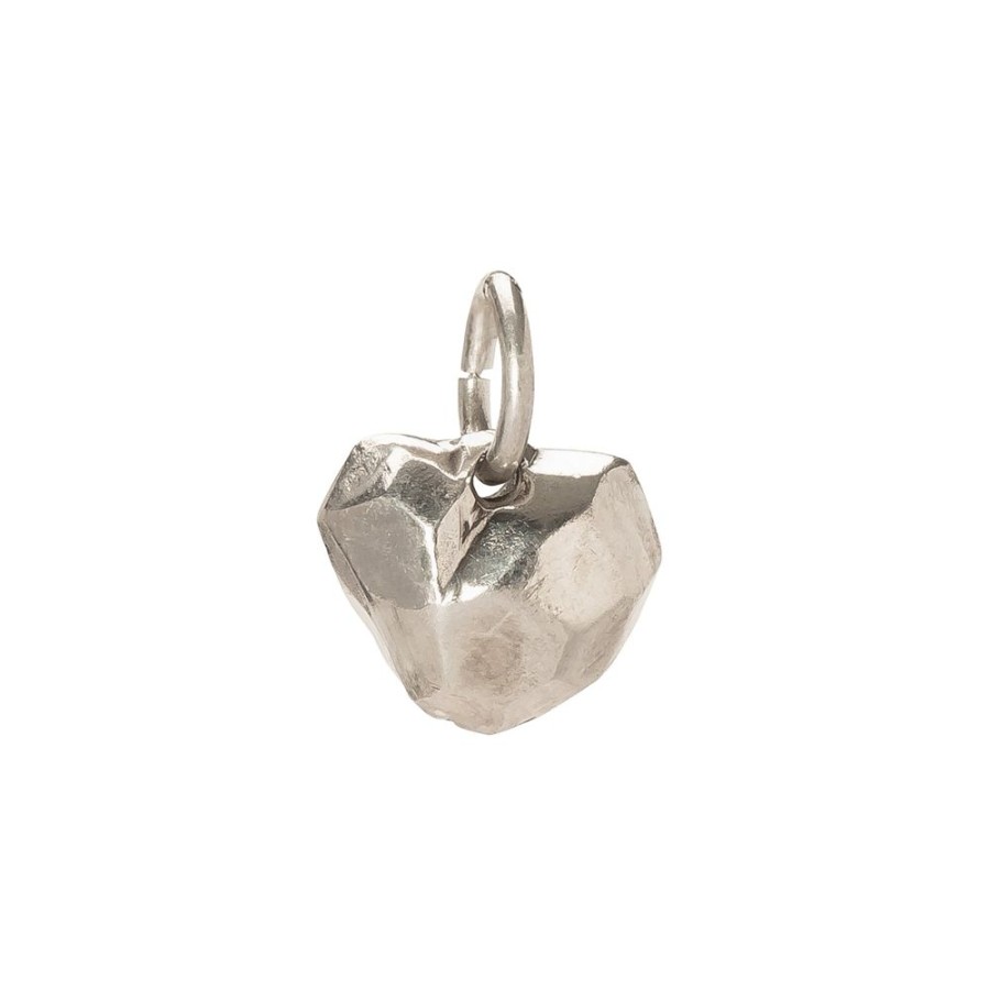 Jewelry James Colarusso | Facet Heart Pendant - Silver