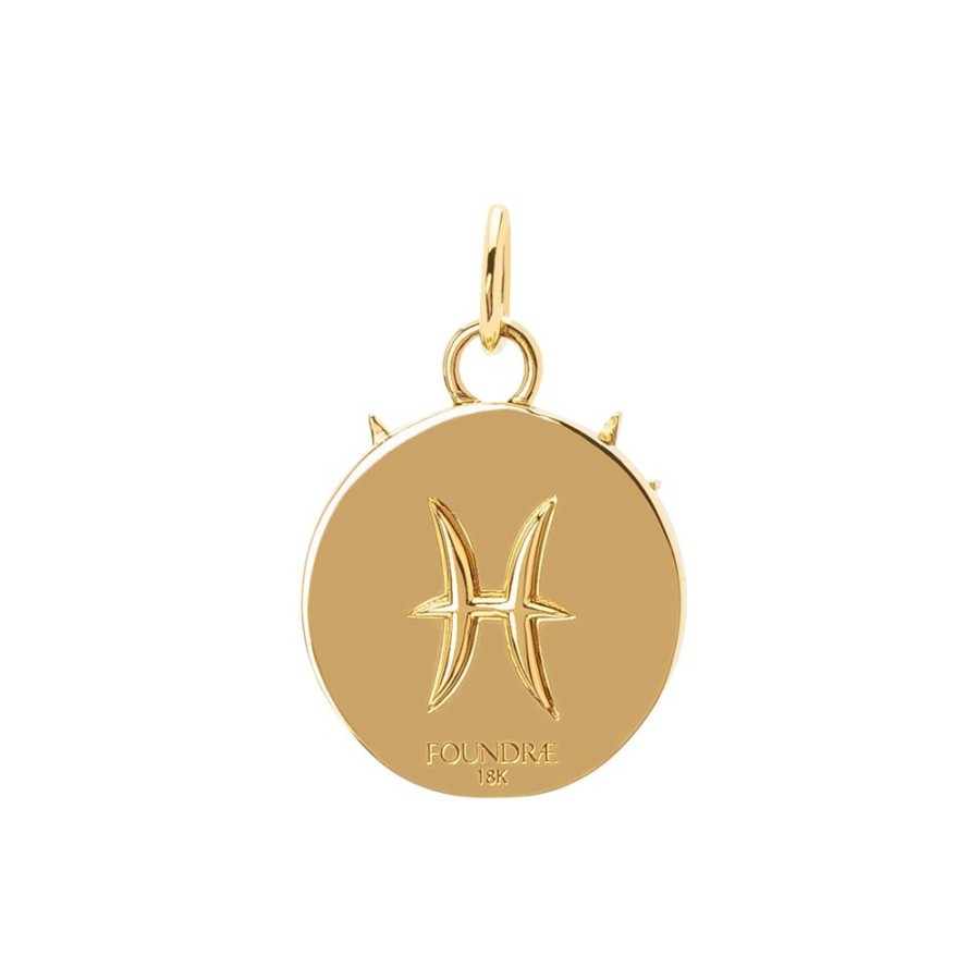 Jewelry Foundrae | Baby Zodiac Medallion - Pisces