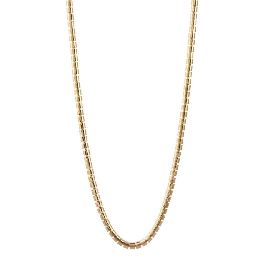 Jewelry Sidney Garber | Ophelia Skinny Long Necklace - Yellow Gold