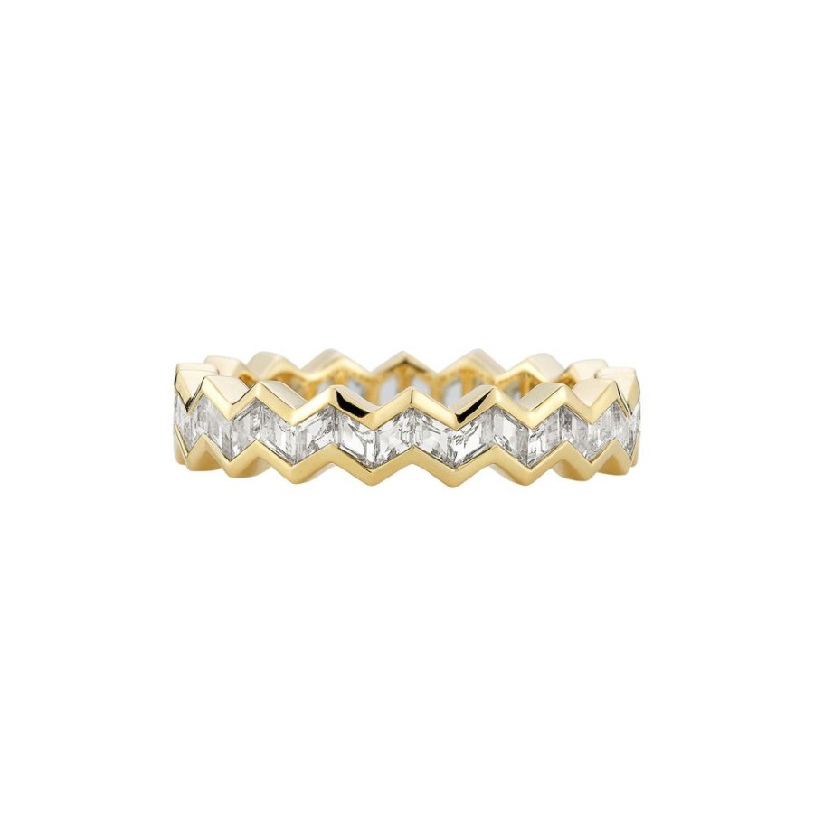 Jewelry Ark | Vibrations Eternity Stacking Ring - Diamond