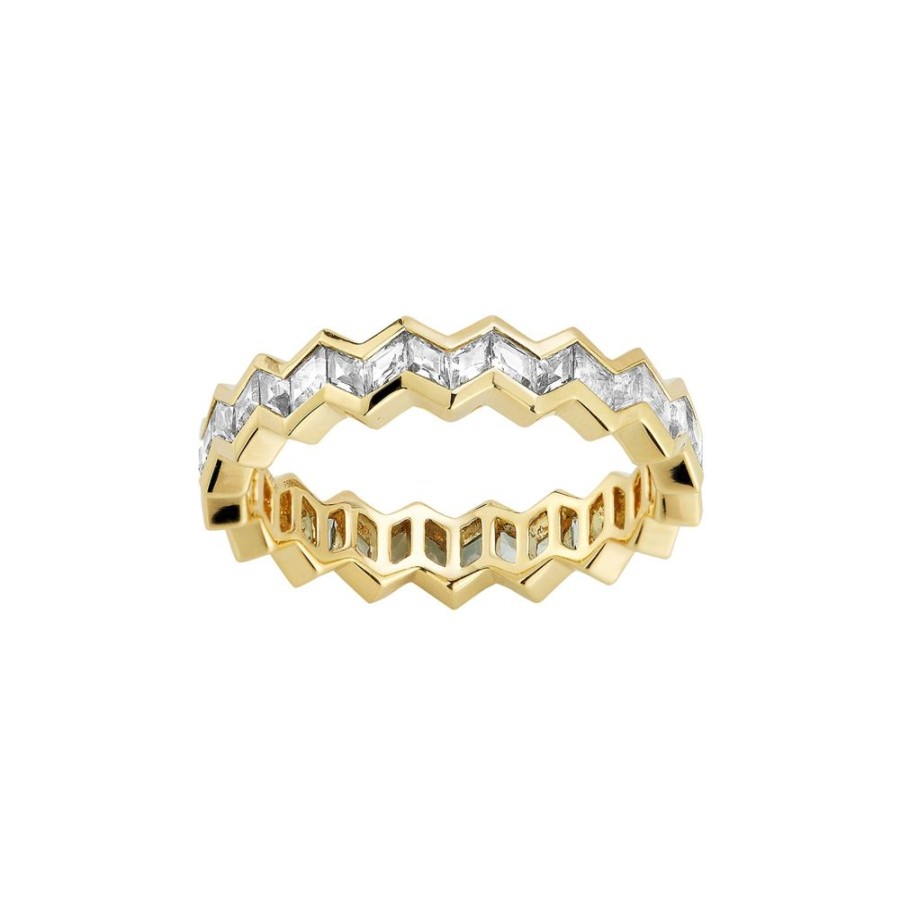 Jewelry Ark | Vibrations Eternity Stacking Ring - Diamond