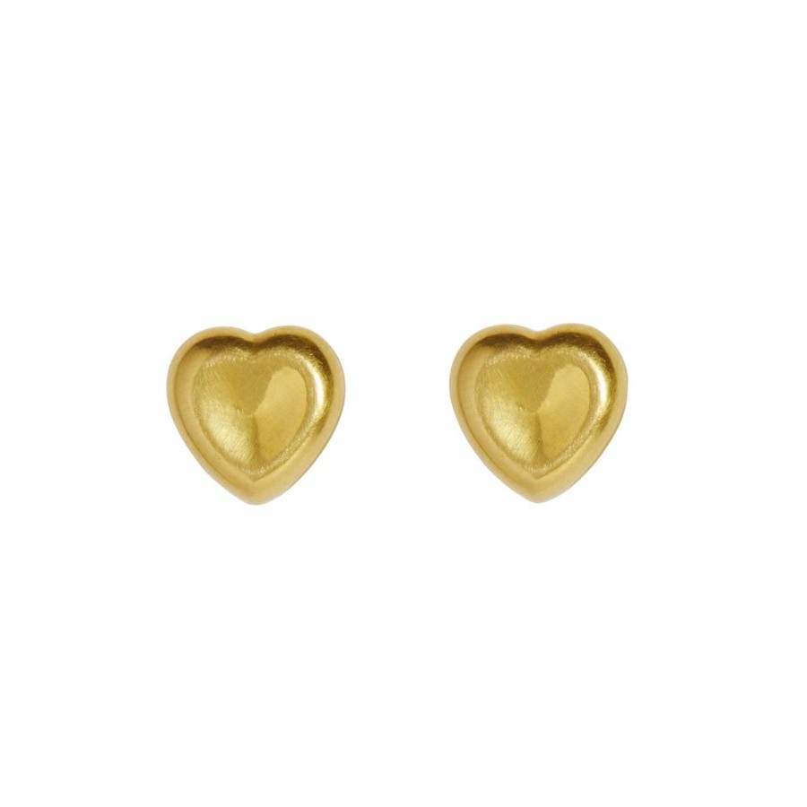 Jewelry Christina Alexiou | Puffy Heart Stud Earrings