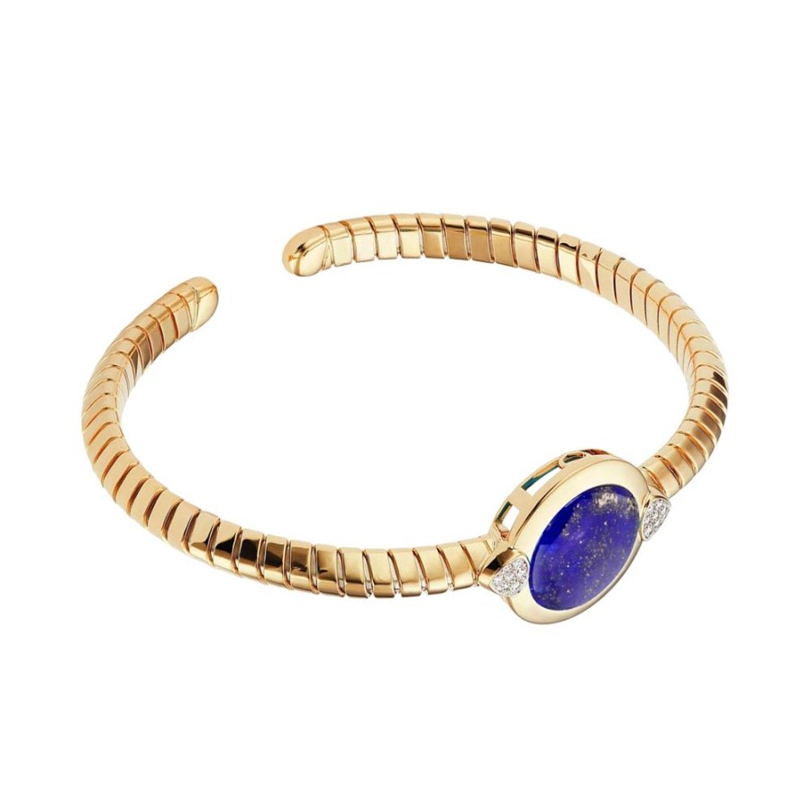 Jewelry Marina B | Soleil Medium Bangle - Lapis