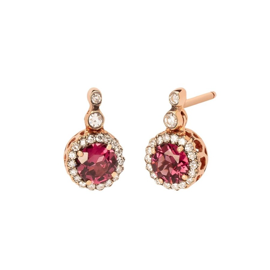 Jewelry Selim Mouzannar | Beirut Drop Earrings - Rhodolite