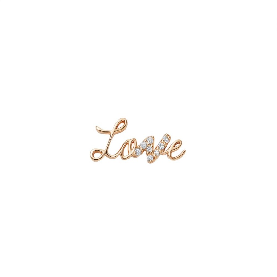 Jewelry Loquet | Love Diamond Charm - Yellow Gold