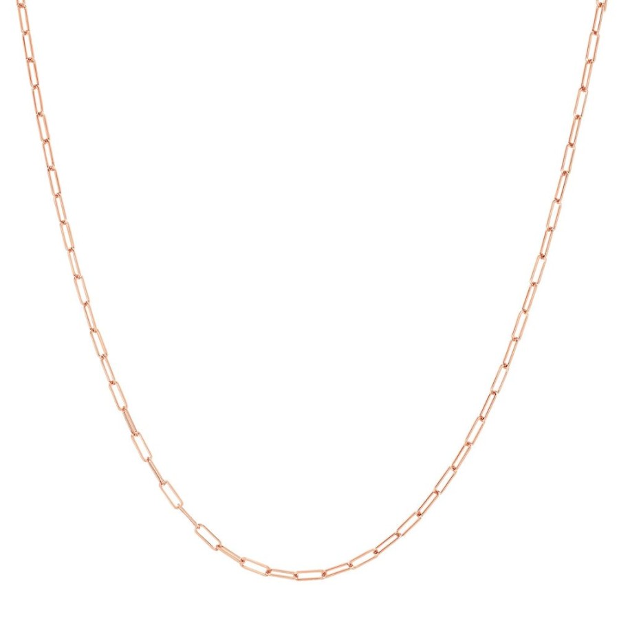 Jewelry EF Collection | Mini Lola Chain Necklace - Rose Gold