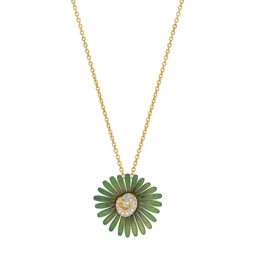 Jewelry Mike Joseph | Seafoam Green Flower Necklace