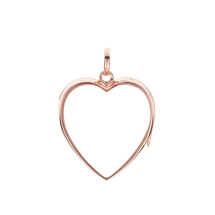 Jewelry Loquet | Large Heart Locket - Rose Gold