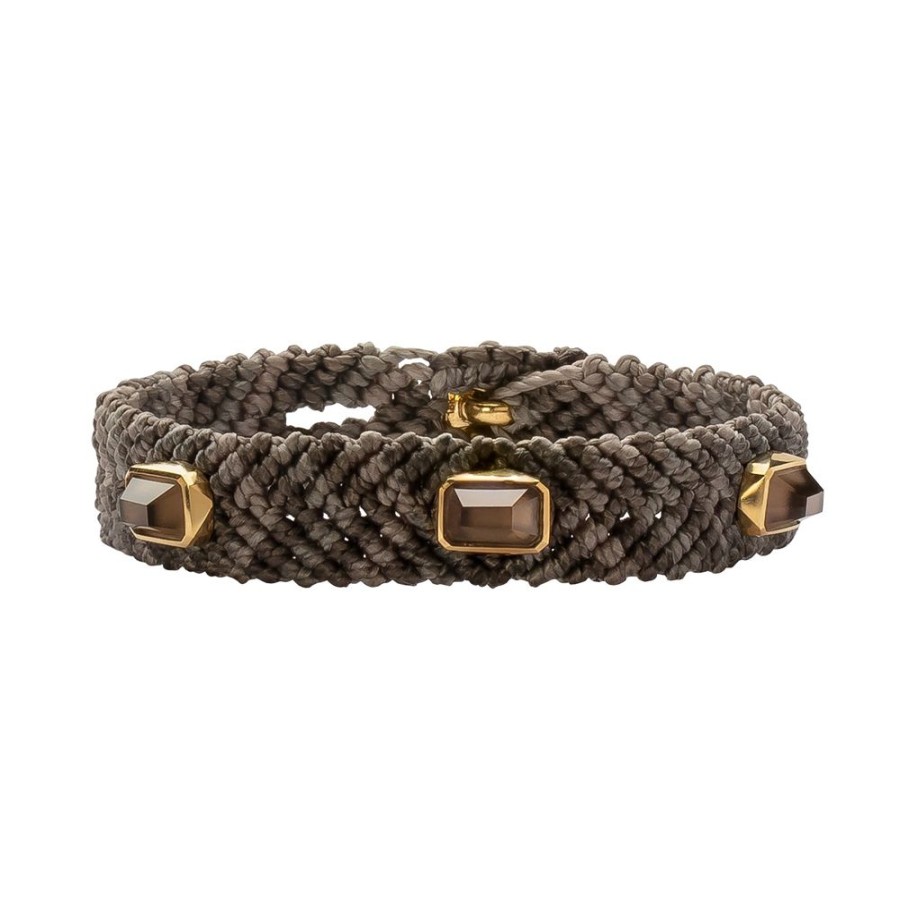 Jewelry Maqé | 10Mm Safari Bracelet - Smoky Quartz