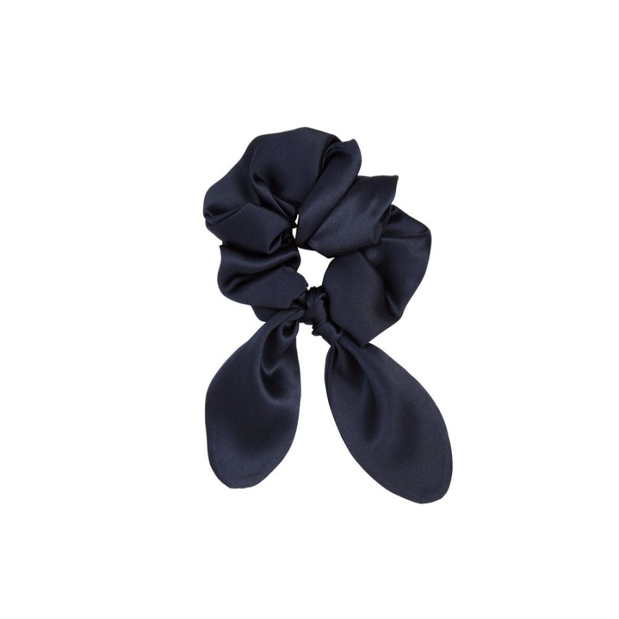 Jewelry Trouver | Navy Hair Scrunchie