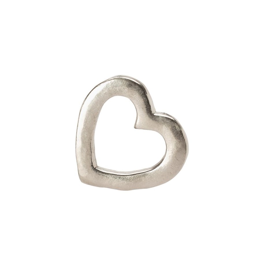 Jewelry James Colarusso | Cutout Heart Pendant - Silver