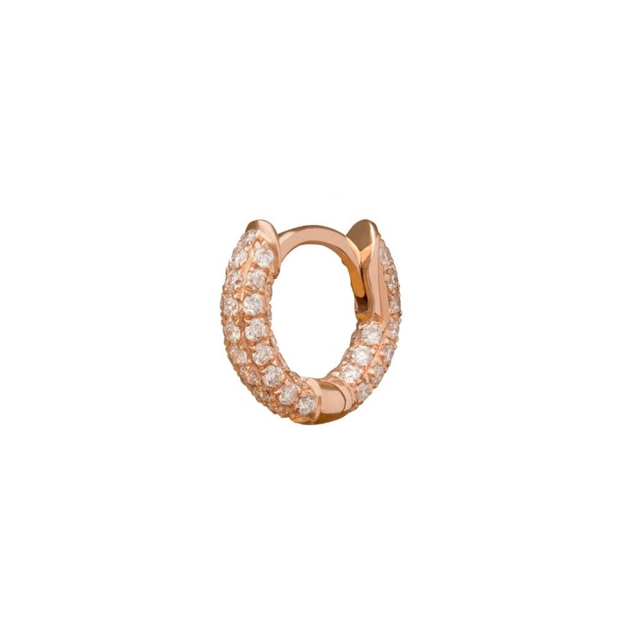 Jewelry Trouver | Five Row Huggie 5Mm - Rose Gold