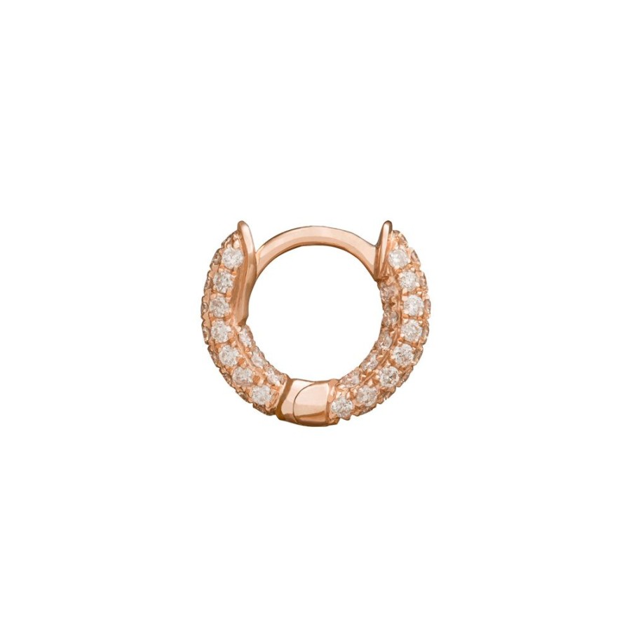 Jewelry Trouver | Five Row Huggie 5Mm - Rose Gold