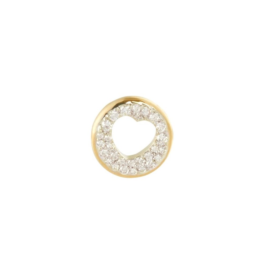 Jewelry Foundrae | Side Love Heart Beat Charm