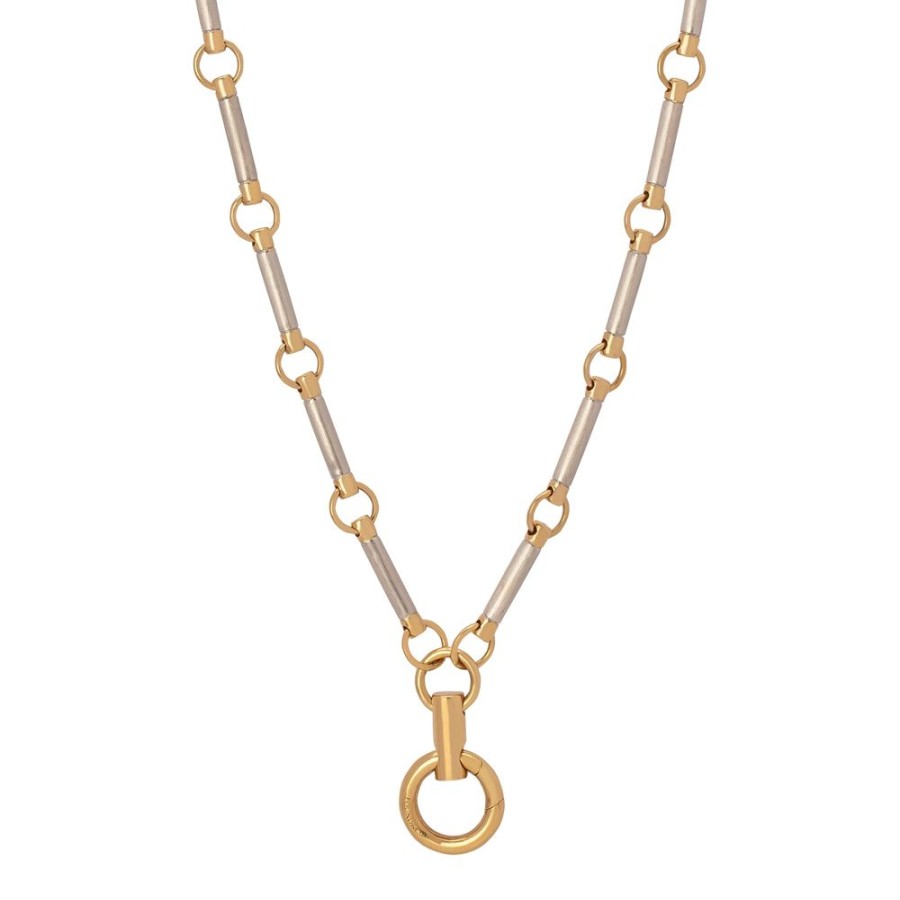 Jewelry Foundrae | Element Stone Chain - White Gold