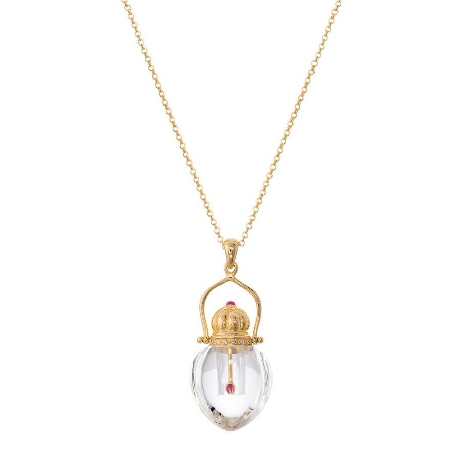 Jewelry Sauer | Eden Love Potion Necklace - Rock Crystal