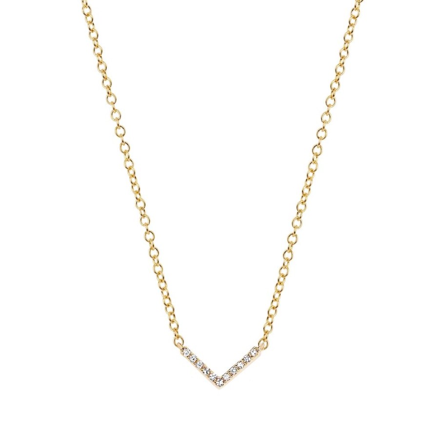 Jewelry EF Collection | Mini Chevron Necklace