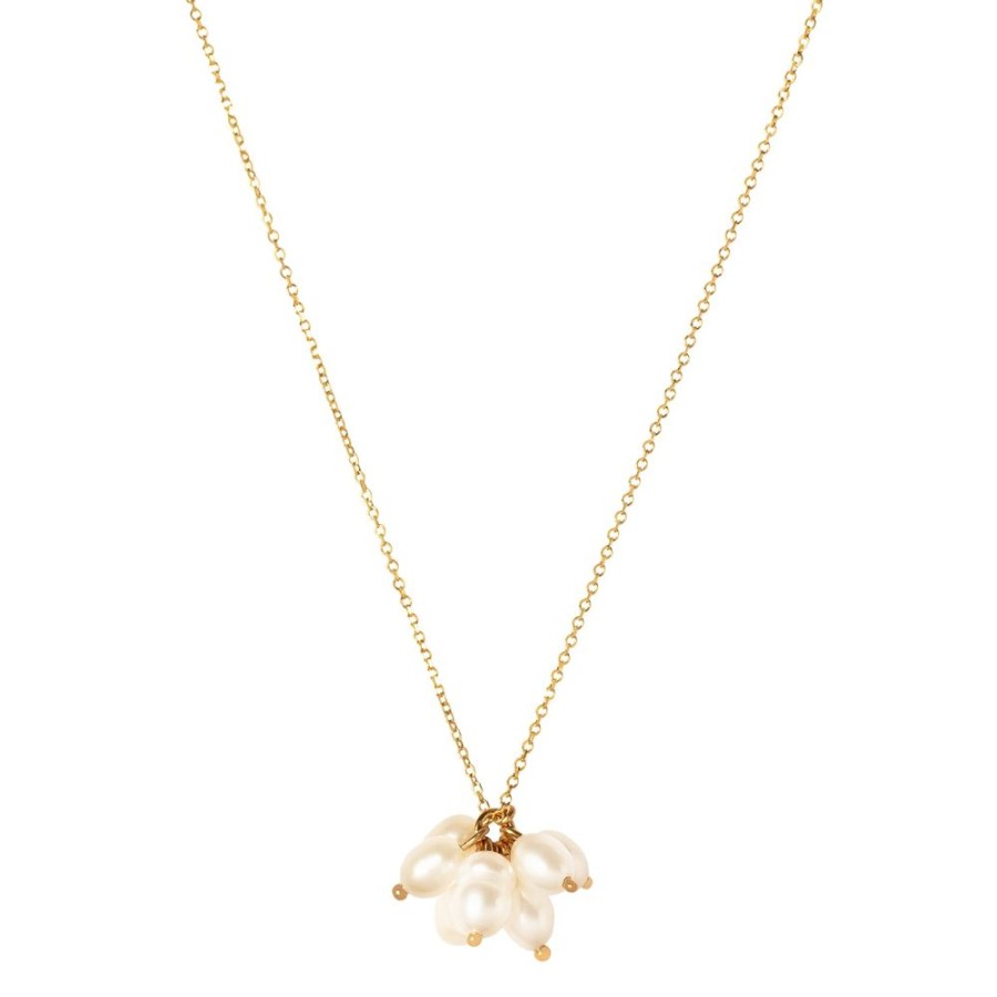 Jewelry WWAKE | Cloudburst Necklace - Pearl