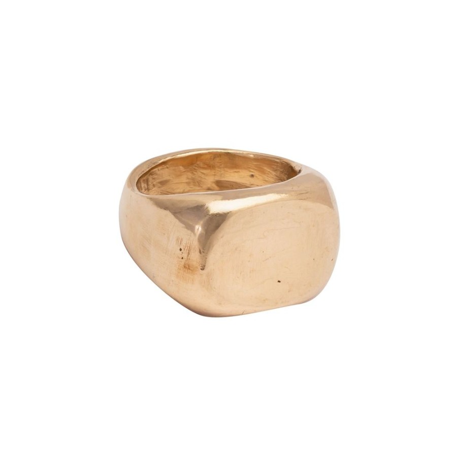 Jewelry James Colarusso | Small Concave Ring - Gold