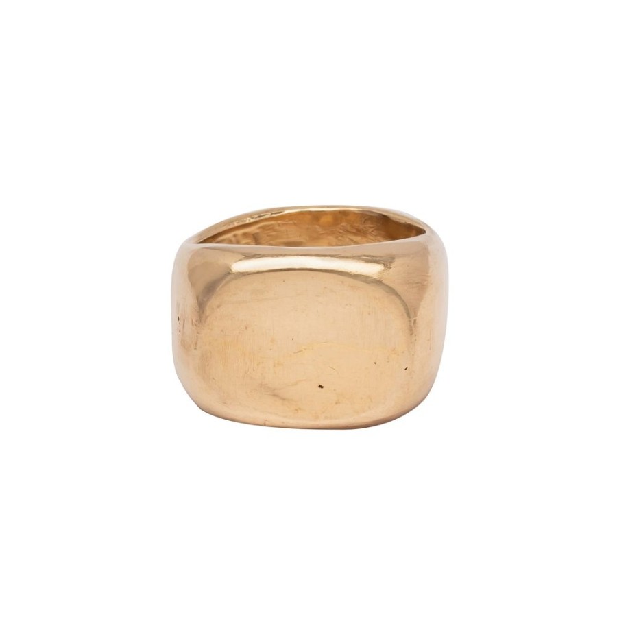 Jewelry James Colarusso | Small Concave Ring - Gold