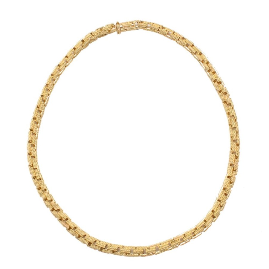 Jewelry David Webb | Slender Tubular Chain Necklace