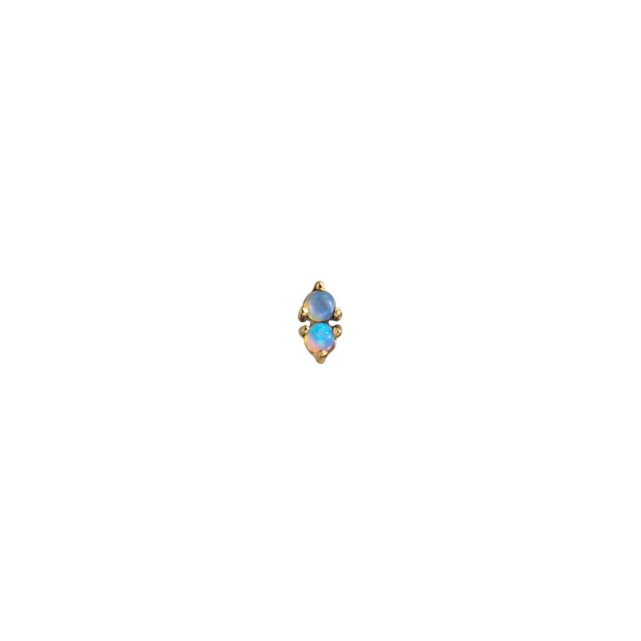 Jewelry WWAKE | Two-Step Opal Earring