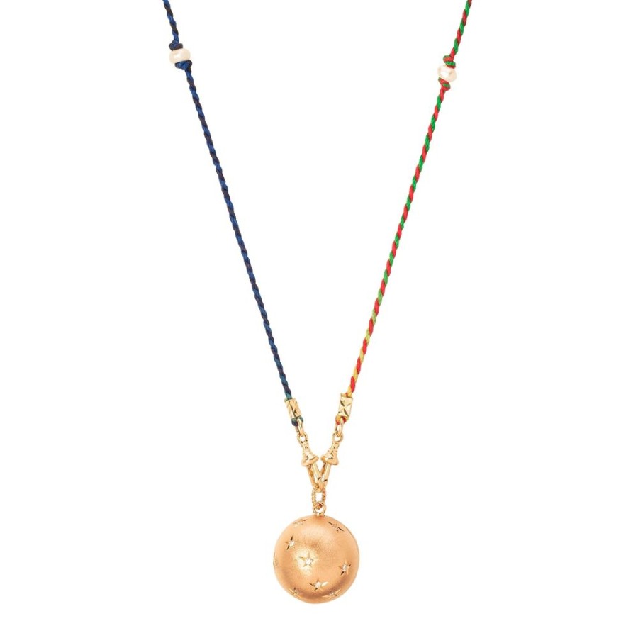 Jewelry Marie Lichtenberg | Heartbeat Orb Locket Necklace - Multicolor