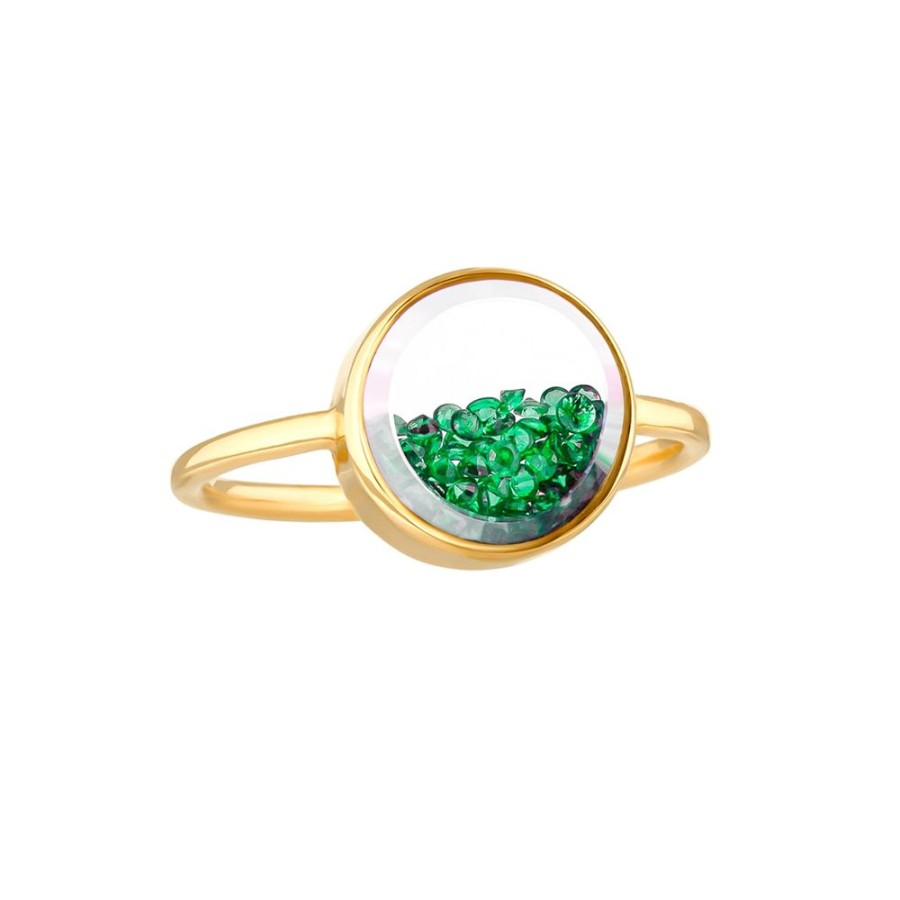 Jewelry Moritz Glik | Core Emerald Shaker Ring