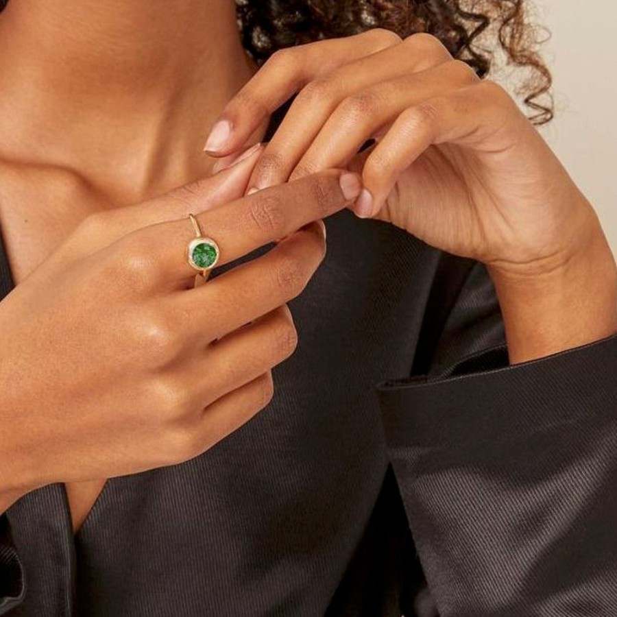 Jewelry Moritz Glik | Core Emerald Shaker Ring