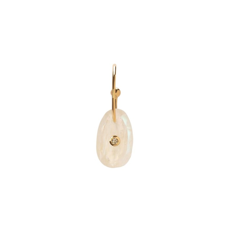 Jewelry Pascale Monvoisin | Orso Earring - Moonstone