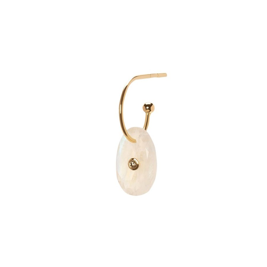 Jewelry Pascale Monvoisin | Orso Earring - Moonstone