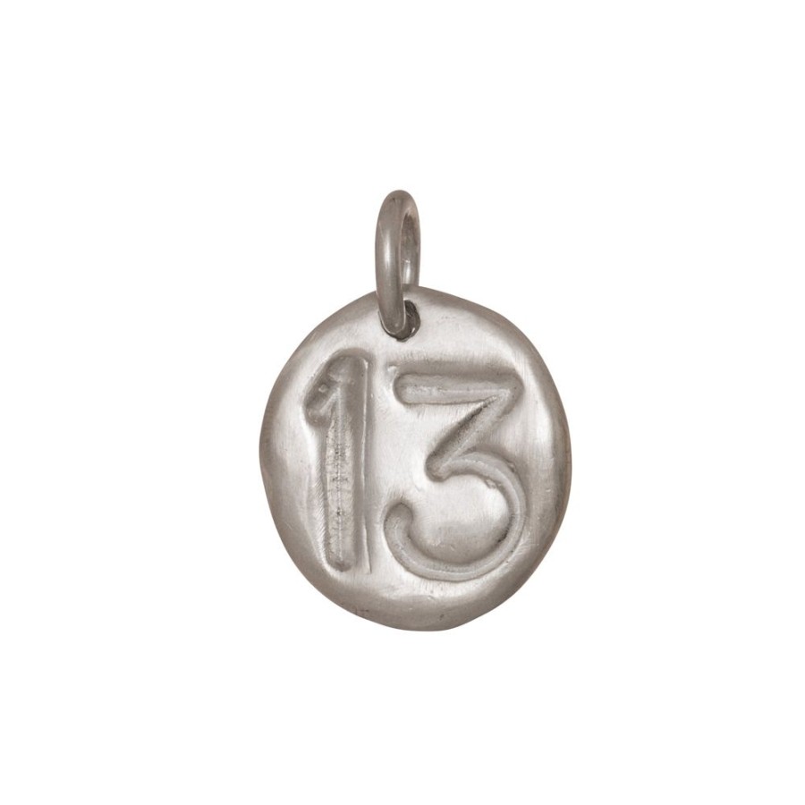 Jewelry James Colarusso | Large Thirteen Pendant - Silver