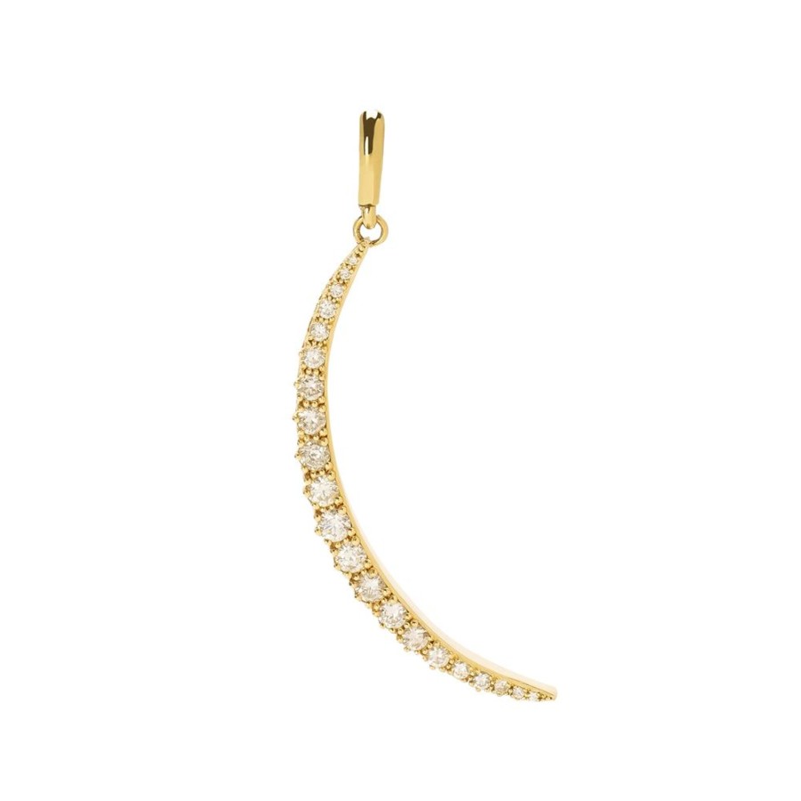 Jewelry Jenna Blake | Crescent Diamond Pendant