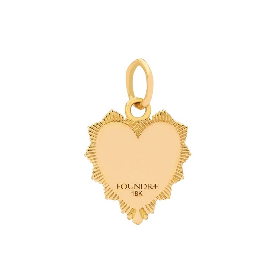 Jewelry Foundrae | Heart Love Token - Red Enamel Right