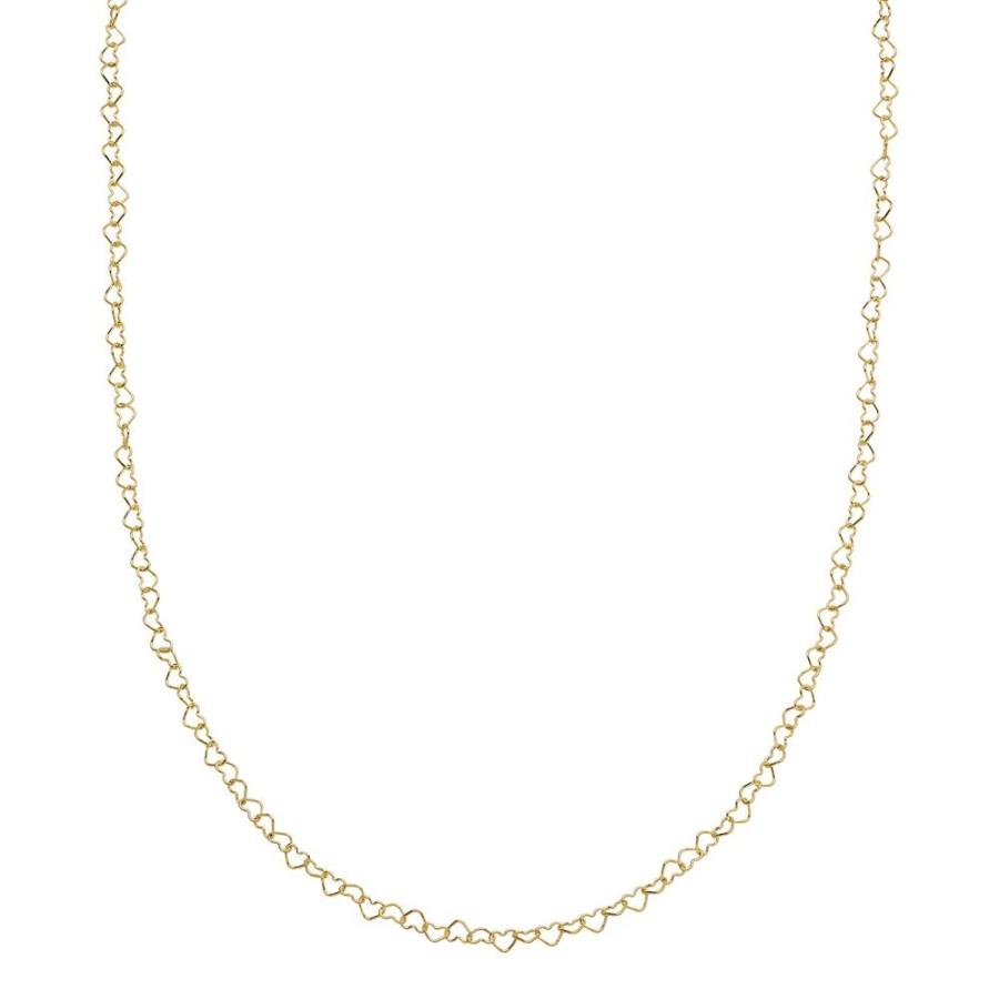 Jewelry Loquet | 32" Heart Chain - Gold