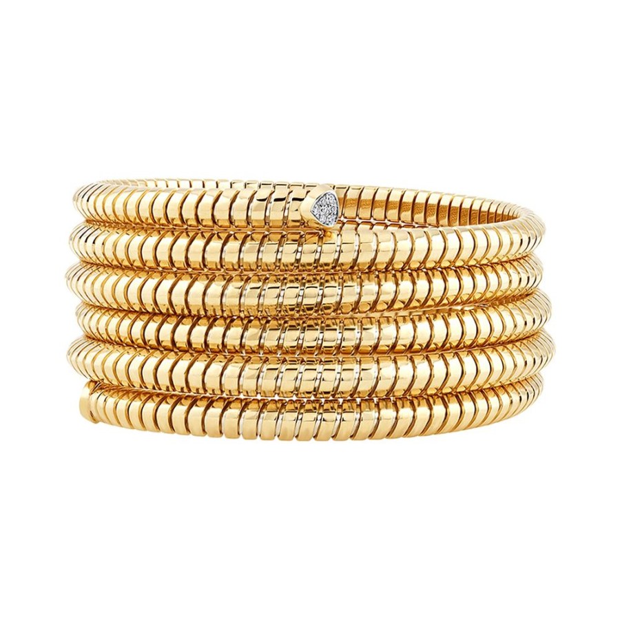 Jewelry Marina B | Trisolina Five Row Bangle - Medium