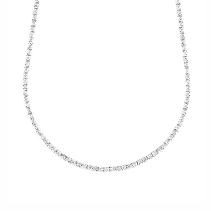 Jewelry Carbon & Hyde | Tennis Necklace - White Gold