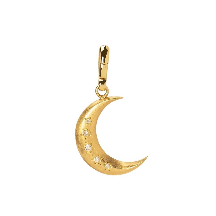 Jewelry Jenna Blake | Gypsy Moon Diamond Charm