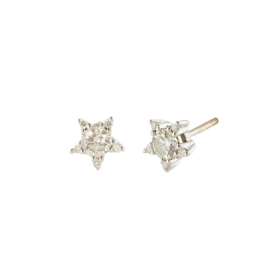 Jewelry Antique & Vintage Jewelry | Diamond Star Stud Earrings