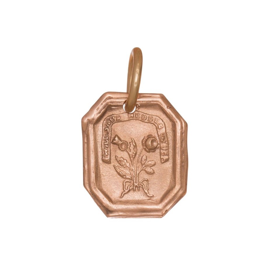 Jewelry James Colarusso | Rose & Thistle Pendant - Rose Gold