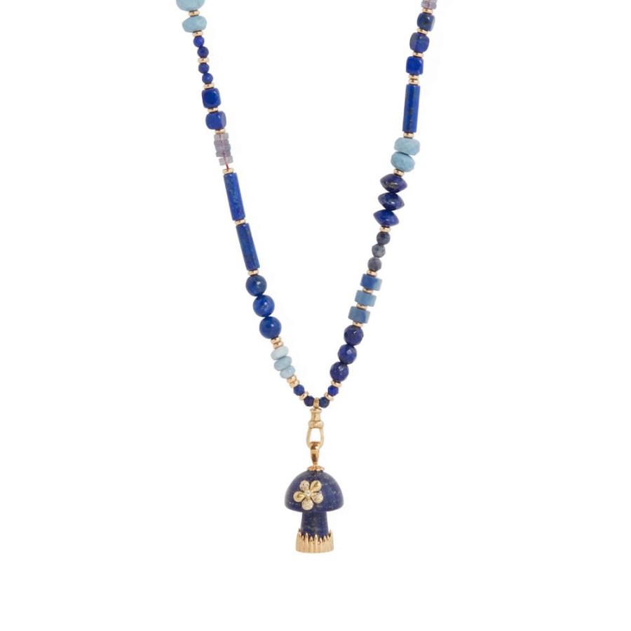 Jewelry Colette | Lapis Mushroom Charm