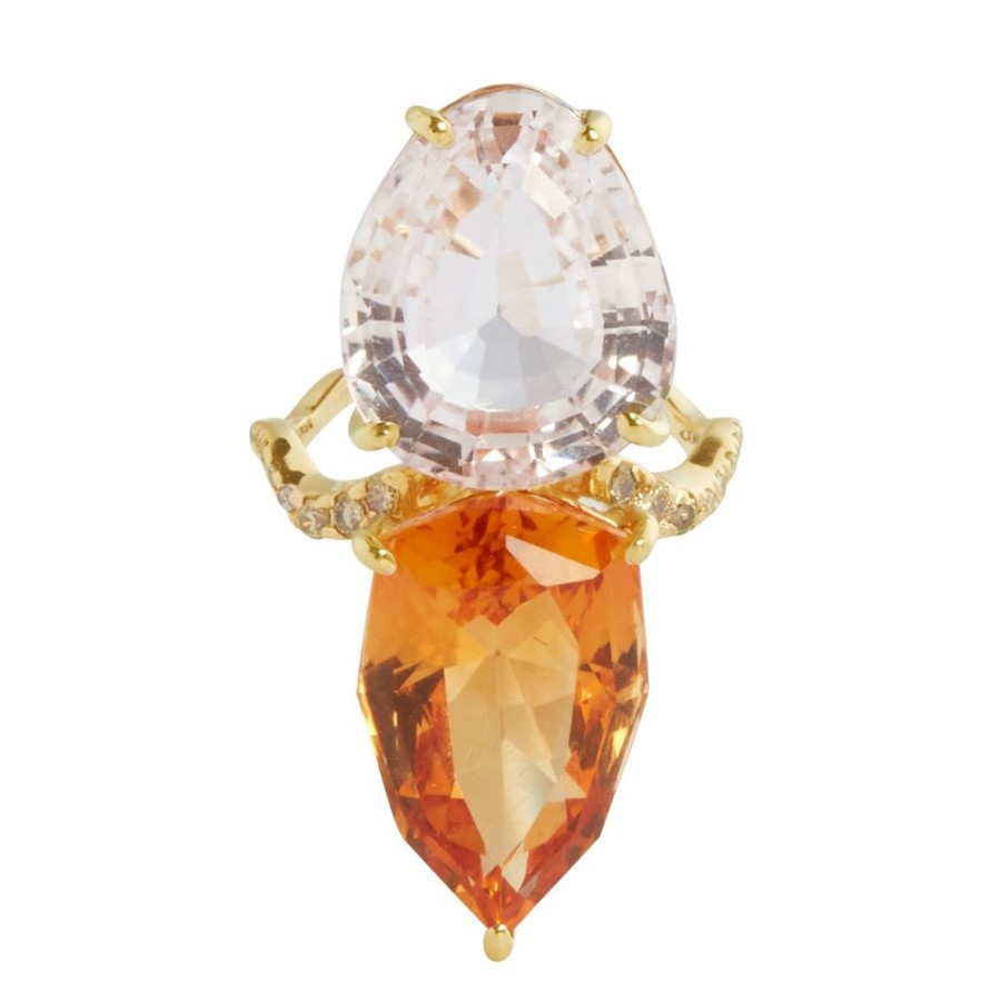 Jewelry Xiao Wang | One-Of-A-Kind Multi Shaped Citrine Galaxy Cocktail Ring