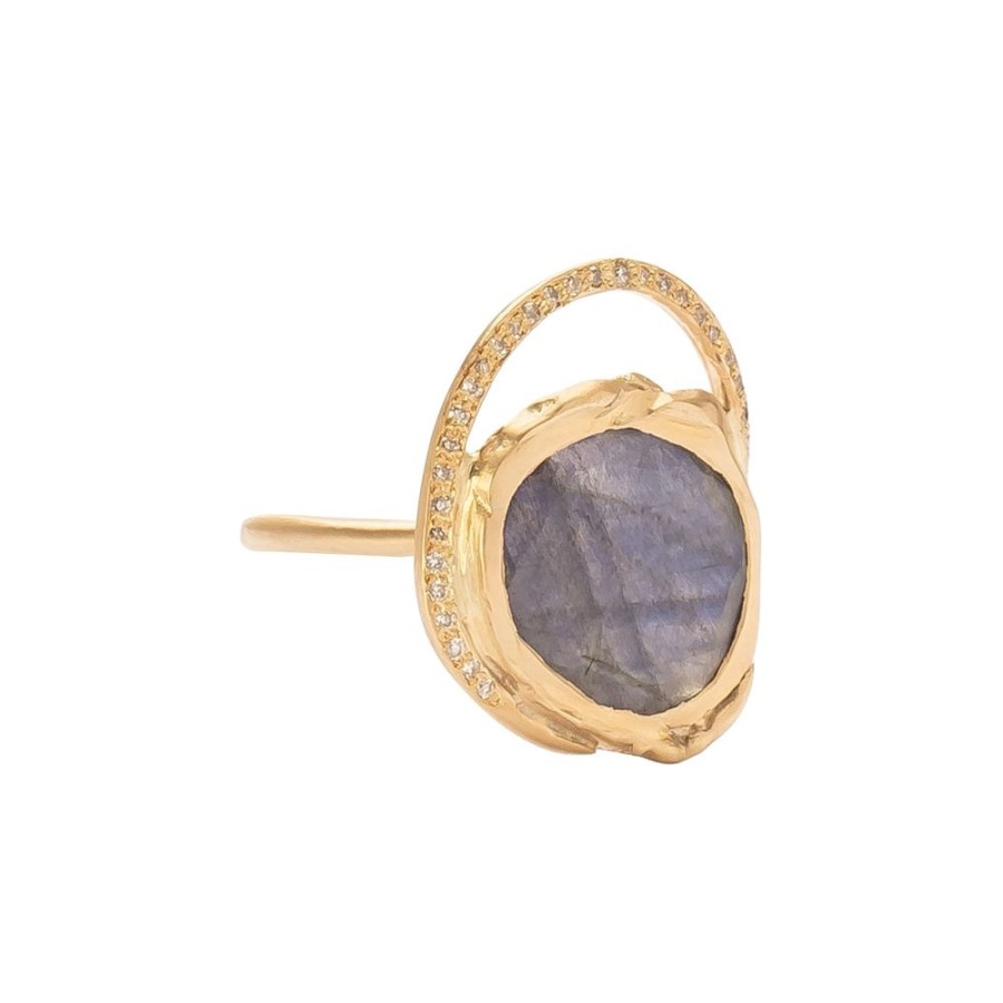 Jewelry Pascale Monvoisin | Gaia Ring - Labradorite